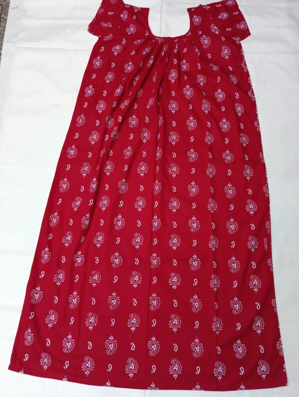 Women 100% Soft Pure Cotton Printed Nighty