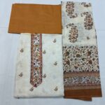 Women’s Yellow Cotton Salwar Suits & Dress Materials