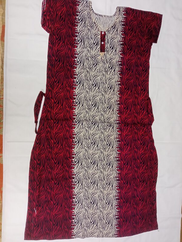 Women 100% Soft Pure Cotton Printed Nighty